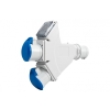 Adapter kempingowy wt. 16/3 gn. 2x16/3, 230V