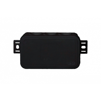 Puszka herm.V8 term. 80x45x41 IP54, czarna-klik