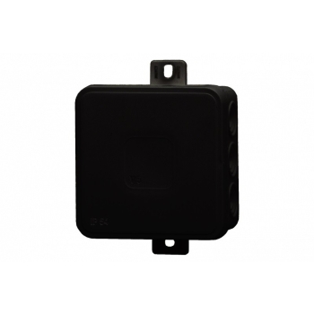 Puszka herm.V5 term. 75x75x41 IP54, czarna-klik