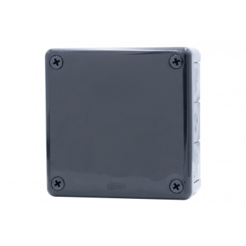 Puszka H55-L 118x118x46 IP55 12-wyl. czarna