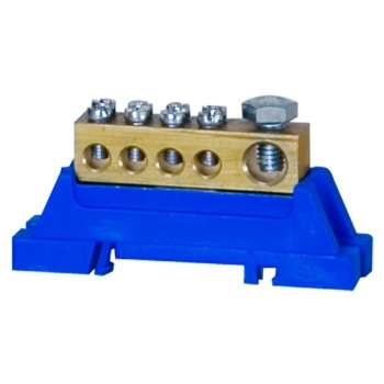 Zacisk ochronny 1x25mm2, 4x10mm2 - niebieski