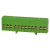 Listwa ochronna 12-mod. 12x16mm2 IP20 zielona