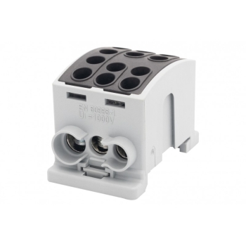 Zacisk HLK 100A-3 (1x25,2x16 / 1x25,2x16)-czarny