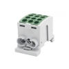 Zacisk HLK 100A-3 (1x25,2x16 / 1x25,2x16)-zielony