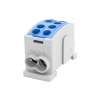 Zacisk HLK 125A-2 (1x35,1x25 / 1x35,1x25)-niebies.