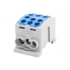 Zacisk HLK 125A-3 (1x35,2x25 / 1x35,2x25)-niebies.