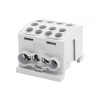 Zacisk HLK 125A-4 (1x35,3x25 / 1x35,3x25)-szary