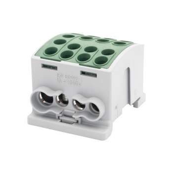 Zacisk HLK 125A-4 (1x35,3x25 / 1x35,3x25)-zielony