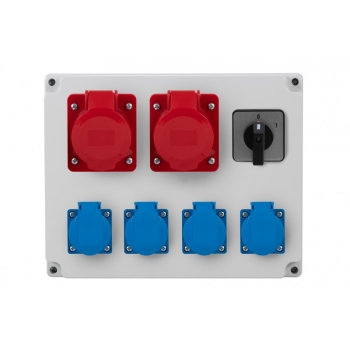 Roz. R-310 2x16/5, 4x230V, 0/1(32A)