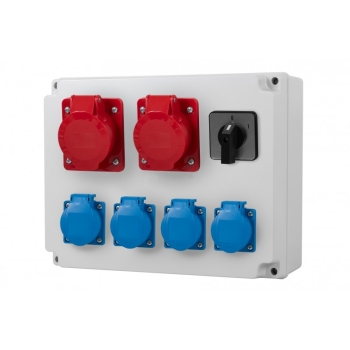 Roz. R-310 2x32/5, 4x230V, 0/1(32A)