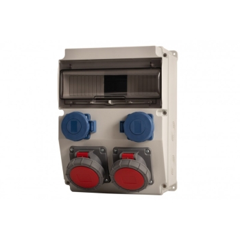Roz. CAJA 12M 2x16/5, 2x230V  IP65