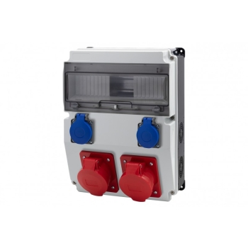 Roz. CAJA 12M BICOLOR 16/5, 32/5, 2x230V