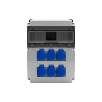Roz. CAJA 12M BICOLOR 6x230V