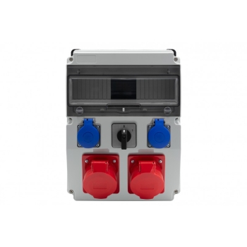 Roz. CAJA 12M BICOLOR 2x32/5, 2x230V, 0/1(32A)