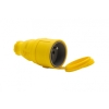 Gniazdo gumowe NOVA 230V 16A IP44  żółte