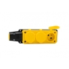 Listwa gumowa 3x230V 16A IP54  żółta