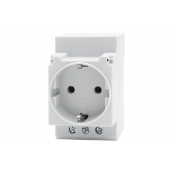 Gniazdo 250V na szynę TH35 Schuko