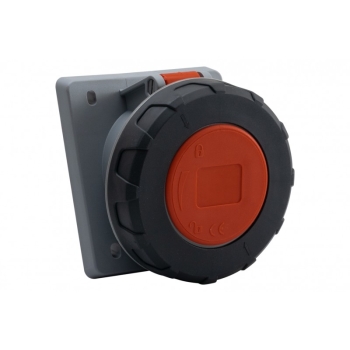 Gniazdo siłowe tablicowe skośne 63A 5p /FE/ IP67