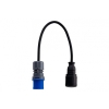 Reduktor wt.16/3 + OW 3x2,5mm2  0,5m + gn. gumowe