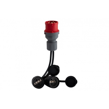 Reduktor wt.16/5 + OW 3x1,5mm2-0,25m +2x gn gumowe