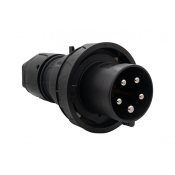 Wtyczka siłowa 63A 5p czarna IP67