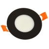 Panel led okrągły Gerd  3W  4000K czarny downlight
