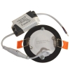 Panel led okrągły Gerd  3W  4000K czarny downlight