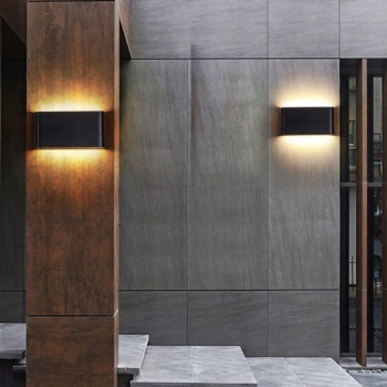 Oprawa elewacyjna LED Flow 2x6w  4000K antracyt