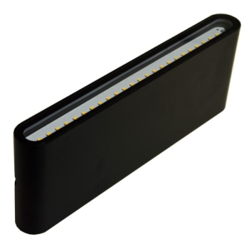 Oprawa elewacyjna LED Flow 2x9w  4000K czarna