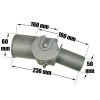 Uchwyt regulowany lampy ulicznej 60/40mm
