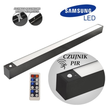 Oprawa led Cabail 24W 4000K  0,6m czarna PIR