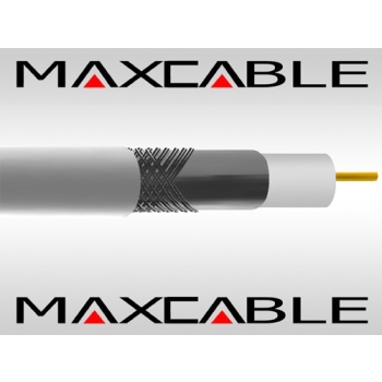 Przewód RG6U 1,02CCS HQ 100m  MAXCABLE LSOH