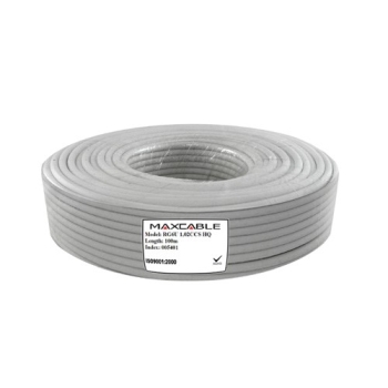 Przewód RG6U 1,02CCS HQ 100m  MAXCABLE LSOH