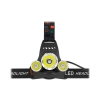 Latarka czołowa 10W +2x3W  LED akumulatorowa