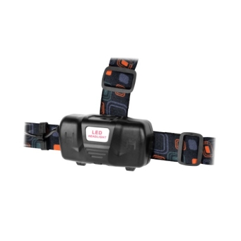 Latarka czołowa 10W +2x3W  LED akumulatorowa