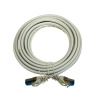Kabel patchcord SFTP6A linka Cu 5,0m szary