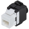 Gniazdo keystone RJ45 kat.6A nieekranowane zaciska