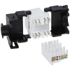 Gniazdo keystone RJ45 kat.6A nieekranowane zaciska