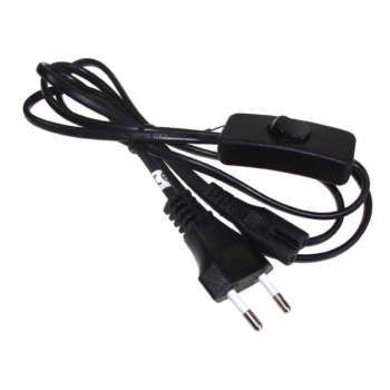 Kabel zasilający AC z wyłącznikiem 1,5m