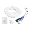 Maskownica kabli średnica 20mm biała dł. 2,6m