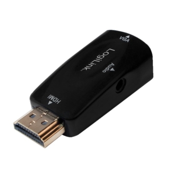 Adapter HDMI wt./ VGA gn.+ jack3,5 gn. LogiLink