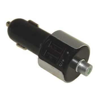 Transmiter samochodowy FM z bluetooth i ładowarką