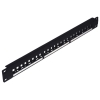 Patch panel 24-port 1U 19" pusty do Keystone