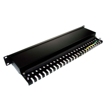 Patch panel 24-port STP5e 1U 19