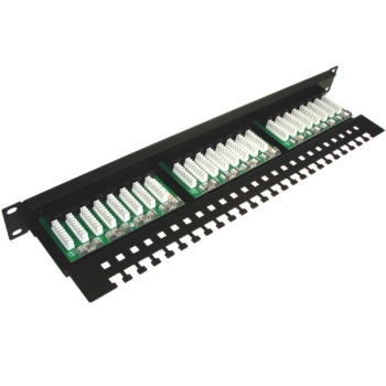 Patch panel 24-port UTP5e 1U 19