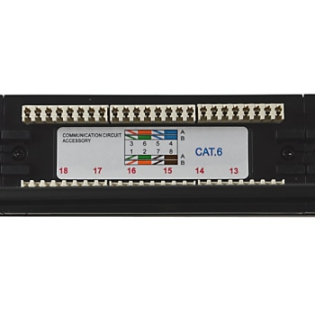 Patch panel 24-port UTP6 1U 19