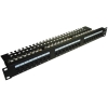 Patch panel 24-port UTP6 1U 19" złącza krone LSA