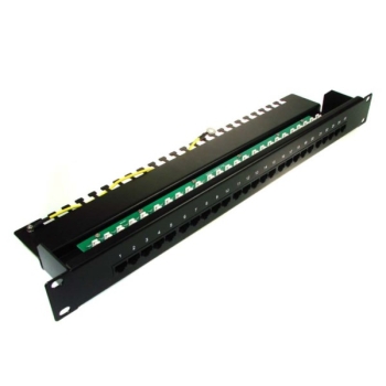 Patch panel UTP3e 25-port 1U 19" złącza krone 8p4c