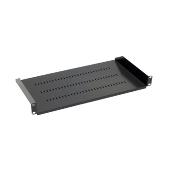Półka stała 19" 1U głębokość 250mm V grafit RAL900