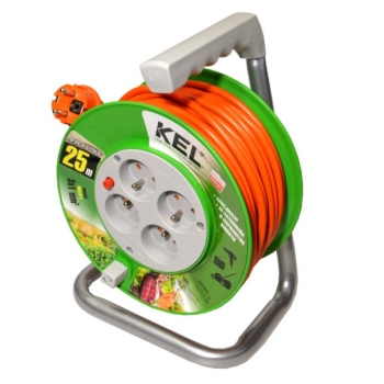 Przedłużacz bębnowy Standard 4x2p+Z 10A H05VV-F/3x